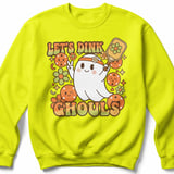 Pickleball Gildan Crewneck Sweatshirt, Let's Dink Ghouls, Court Warm Up thumbnail 10