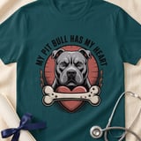 My Pit Bull Has My Heart Tee | Pit Bull Lover Shirt | Pittie Mom Gift | Dog Lover Apparel thumbnail 16