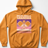 Pickleball Gildan Fleece Hoodie, Pickleball Grandma Like A Regular Grandma Only Way Cooler, Court Pullover thumbnail 9