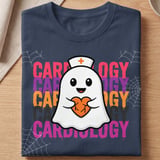 Cardiology Ghost Nurse Tee thumbnail 2