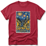 Gogh New Year ~ Comfort Colors Premium Tee thumbnail 2