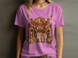 Howdy Fall Highland Cow Tee thumbnail 8