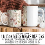 Digital Pattern, Digital Bundle, Macarons, Tea Cup, Floral, Bows, Seamless Pattern, Digital Paper, Commercial Use, Personal Use thumbnail 4