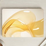 Golden Fluid Swirl MacBook Case thumbnail 1