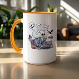 Halloween Mug, Ghost Mug, Funny Mug, Halloween Gift, Spooky Mug, Office Mug, Coffee Mug, Gift Idea, Bat Mug, Tombstone Mug, Halloween Theme thumbnail 9