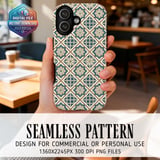 Vintage Geometric Tile Digital Download thumbnail 1