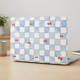Blue Checkered Cherry MacBook Case thumbnail 4