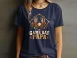 Game Day Papa Baseball Tee or Sweatshirt thumbnail 1