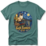 Gogh Siamese ~ Comfort Colors Premium Tee thumbnail 8