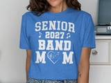 Senior 2027 Band Mom Heart Graphic T-Shirt thumbnail 10