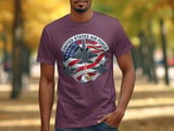 United States Air Force T-Shirt | Patriotic US Air Force F-35 Fighter Jet Tee | American Flag Veteran Aviation Gift Apparel thumbnail 6