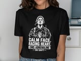 Calm Face Racing Heart EMS Tee thumbnail 1
