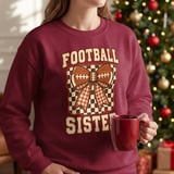 Football Sister Bow Tee thumbnail 12
