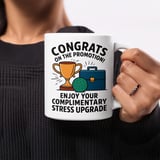 Congrats on the Promotion Mug – Funny Coworker Gift thumbnail 5