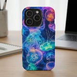 Bioluminescent Jellyfish MagSafe® Phone Case thumbnail 2