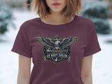 US Navy Sailor T-Shirt, Patriotic Military Tee, US Navy Veteran Gift, Eagle Anchor United States Navy Pride Shirt, Deployment Welcome Home thumbnail 3