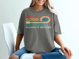 Pickleball Comfort Colors Shirt, Life Is Good Pickleball Makes It Better, Vintage Graphic Tee Shirt thumbnail 5
