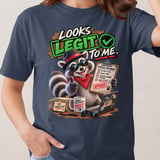 Looks Legit To Me Raccoon Tee thumbnail 8