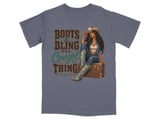 Boots and Bling Cowgirl Thing Tee thumbnail 2