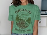 Oregon: The Beaver State Vintage T-Shirt thumbnail 8
