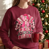 Pray Fight Believe Patchwork Tee thumbnail 9
