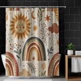 Boho Digital Pattern, Sun Moon Star Pattern, Rainbow Digital Bundle, Celestial Pattern, Boho Nursery Art Print, JPEG PNG Digital Products thumbnail 12