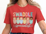 Swaddle Babies Specialist T-Shirt: NICU Neonatal Infant Nurse Tech thumbnail 6