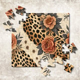 Digital Pattern, Leopard Print, Floral, Rose, Seamless Pattern, Digital Bundle, Fabric Design, Tumbler Wrap Design, Sublimation Design thumbnail 7