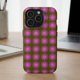 Retro Pink Starburst MagSafe® Phone Case thumbnail 2