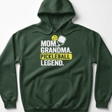 Pickleball Gildan Fleece Hoodie, Mom Grandma Pickleball Legend, Court Pullover thumbnail 5