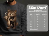 Grumpy Werewolf Coffee Cat Tee thumbnail 15
