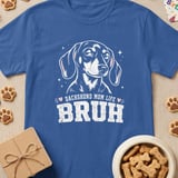 Dachshund Mom Bruh Tee thumbnail 3