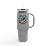 Happy People Tumbler, Coffee and Books Tumbler, Reading Tumbler, Book Lover Gift, Coffee Lover Tumbler, Gift for Readers, Readers Tumbler thumbnail 7