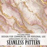 Rose Gold Marble Tumbler Design, Digital Paper Pack, Watercolor Floral Background, Printable PNG, Scrapbooking Paper, Junk Journal thumbnail 1