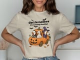 Get In Losers, Funny Halloween T-Shirt, Goose T-Shirt, Pumpkin Car T-Shirt, Halloween Geese T-Shirt, Unique Fall T-Shirt, Cute Spooky Shirt thumbnail 8
