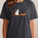 Ghost Walking Dog Autumn Tee thumbnail 14