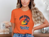 Beach Bum University Honor Graduate T-Shirt, Tropical Sunset Palm Tree Tee thumbnail 2