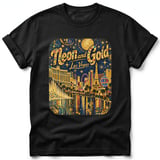 Neon and Gold ~ Comfort Colors Premium Tee thumbnail 1