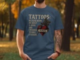 Adulting Is Hard Tattoo T Shirt, National Tattoo Day Shirt, Tattoo Machine Heart Tee, Funny Tattoo Lover Gift, Tattoo Artist Apparel thumbnail 10