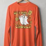 Pickleball Sport-Tek Long Sleeve Tee, Let's Dink Ghouls, Sun Shield Shirt thumbnail 4