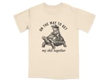 On The Way Turtle Rider Humor T-Shirt thumbnail 10