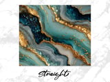 20 oz Skinny Tumbler Wrap Sublimation Design, Abstract Agate Stone Gold, Straight and Tapered Wrap png, Digital Download for Tumbler thumbnail 3