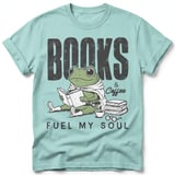 Books & Coffee Frog Tee thumbnail 26
