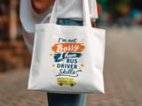 Funny Bus Driver Digital Art, School Bus Print, Not Bossy Design, Bus Driver Skills PNG Download, Colorful Art, Gift Idea, Home Decor Print thumbnail 3