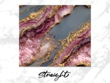 20 oz Skinny Tumbler Wrap, Pink Amethyst Gold Glitter, Sublimation Design, Straight Tapered Tumbler Wrap png, Digital Download thumbnail 3