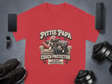Pittie Papa Couch Protector Tee thumbnail 12
