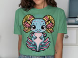 Aries Axolotl Star Sign Graphic Tee thumbnail 8