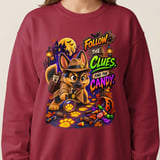 Detective Chase the Dog Halloween Sweatshirt thumbnail 12