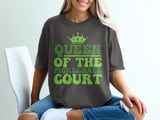 Pickleball Comfort Colors Shirt, Queen of the Pickleball Court, Vintage Graphic Tee, Pickleball Gift thumbnail 3