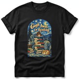 Gogh Away, I'm Reading ~ Comfort Colors Premium Tee thumbnail 1